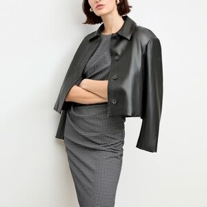 MM Lafleur The Nicky Jacket - Vegan Leather NWT